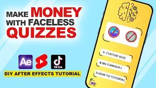 Earn from Faceless YouTube Channels: DIY Quiz Animations Tutorial