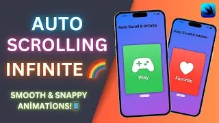 🚀 SwiftUI Infinite Auto-Scrolling Carousel 🎡 | Smooth & Snappy Animations!