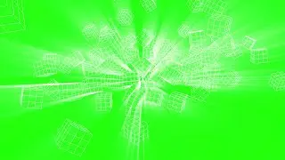 green screen cube effect