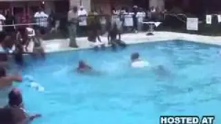 Guy Who Can't Swim Gets Thrown Into Pool