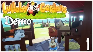 The Cutest Horses Ever!! • Lullaby Gardens Demo - #1