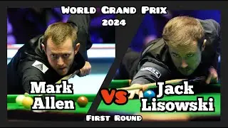 Mark Allen vs Jack Lisowski - World Grand Prix Snooker 2024 - First Round Live (Full Match)