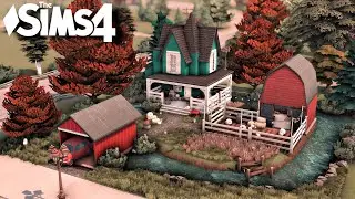 Pumpkin Family Farm House | The sims 4 | Stop motion Speed build