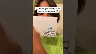 Showing off my artwork 🧑‍🎨 #art #artreveal #draw #drawing #shorts #trendingshorts #shortvideo