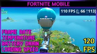 Fortnite Mobile: Full Performance Test (120 FPS, SD855+, ROG II)