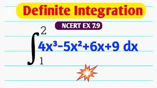 Definite Integration |  Class 12 - Ex-7.9 Q-3