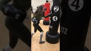 Girls Boxing with Rocky Seniors