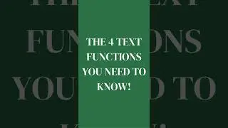 Master the 4 Essential Excel Text Functions: TEXTSPLIT, TEXTJOIN, TEXTBEFORE & TEXTAFTER