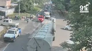 Accidente en el Anillo Periférico de San Pedro Sula