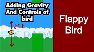 FLAPPY BIRD USING JAVASCRIPT |  ADD GRAVITY AND CONTROLS | HINDI (PART 4)