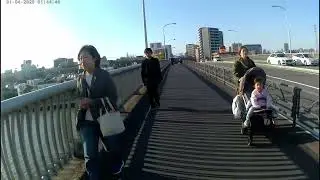 散歩。