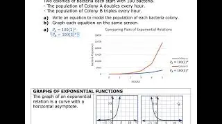 MAP4C - 5.5 - Exponential Models - VIDEO