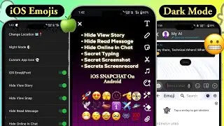 Install iOS Snapchat on Android 🚀 | Snapchat Dark mode feature #iossnapchat