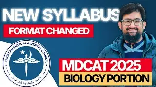 MDCAT 2025 Syllbus Biology Portion