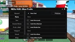 Blox Fruit REDz HUB Script (Works Mobile & Pc)