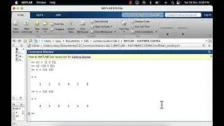 MATLAB-  How to join (concatenate) sequence in MATLAB