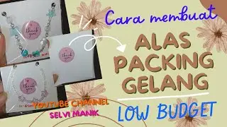 KERTAS ALAS PACKING GELANG #selvimanik #manikmanik #beads #aksesoris