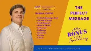 How to Create the Perfect Message - Bonus Training