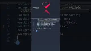 Half Filled Heart Animation🥰||HTML CSS Animation 