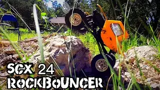 Scx 24 Jeep Rock bouncer (Cheap to make!)