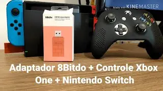 Adaptador 8BitDo + Controle Xbox One + Nintendo Switch