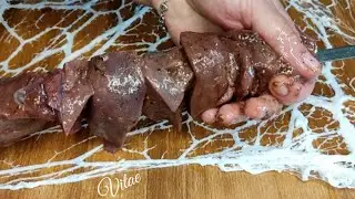 Такий ШАШЛИК ІЗ ПЕЧІНКИ я буду готувати знову і знову !!!