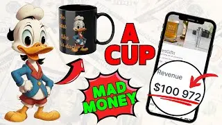 [ETSY Earning Money]: AI earns $100,000 with a picture and a cup (passive income)