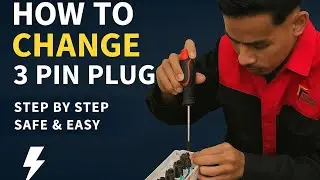 🔌 HOW to CHANGE a 3 Pin Plug Step by Step (Simple Guide!)