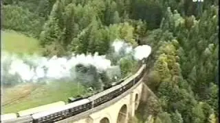 Semmering Dampflok Parallelfahrt