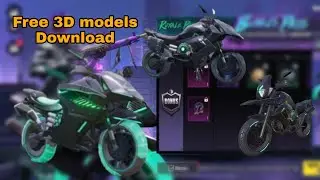 Cosmic Jump motorcycle 3d model pubg prisma 3d blender free