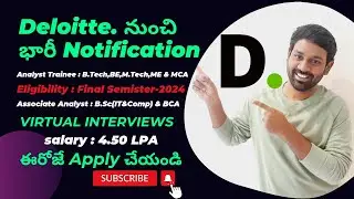 Jobs|| Deloitte Jobs|| BTech Jobs|| Best Software Jobs|| Fresher Jobs|| IT Jobs|| Hyderabad ||