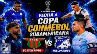EN VIVO: MILLONARIOS VS BOSTON RIVER, FECHA 4, COPA CONMEBOL SUDAMERICANA 07/05/2026