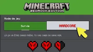 [TUTO] HARDCORE sur Minecraft Bedrock 1.21+  !