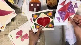 ASMR: Cutting Out Quilt Images Paper Cutter
