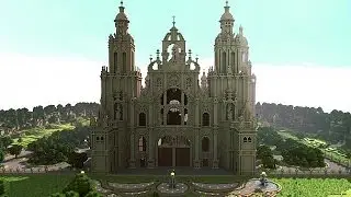 Spain in minecraft !(Santiago de Compostela in minecraft!)