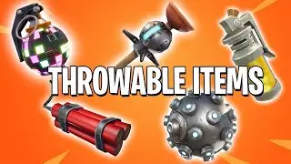 Fortnite Use Different Throwable Items in a single match فورت نايت تحدي رمي القنابل