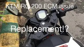 My KTM RC 200 2017 engine/ECU error code.