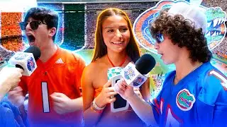 Miami Hurricanes vs Florida Gators | Tailgate Interviews | College Football