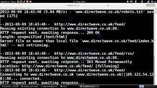 Use wget to download a complete copy of a website.