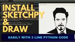Use sketchpy to draw you own image in python || just 3 lines || very easy😉 