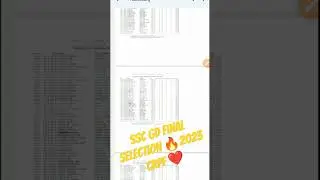 ssc gd selected 2023 🔥🥳🎉|#crpf  #crpf #shorts