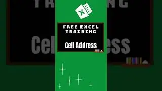 Excel Bites - Section 1: Cell Address (#22) - #shorts