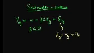 Serial correlation biased standard errors (advanced topic) - part 1