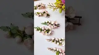 Серьги с яблоневым цветом