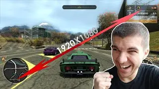 КАК СДЕЛАТЬ РАЗРЕШЕНИЕ 1920x1080 в NFS Most Wanted. Как поменять разрешение в игре? Агафонов.