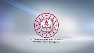 Direksiyon sınavı için mili eğitim tarafından yayınlanan trafik adam animasyon filmi