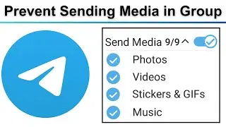 How to Prevent Sending Media in the Telegram Group