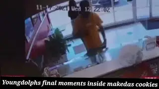 New Footage of YoungDolphs final moments inside makedas cookies.