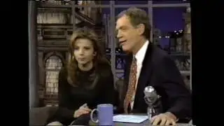 Victoria Abril on the Late Show (1996)
