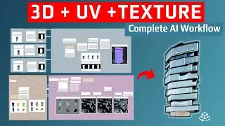 FULL AI Control - 3D, UV and Texture Generation with ComfyUI